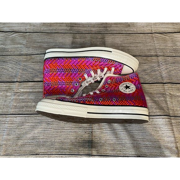 Converse Chuck 70 High Top Culture Weave Cherry Red Pink Pop Size 10 167990c New main image 4
